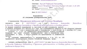 Как правильно подать ходатайство в суд в Глория Джинс