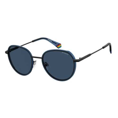 Солнцезащитные очки унисекс POLAROID PLD 6114/S синие в Глория Джинс