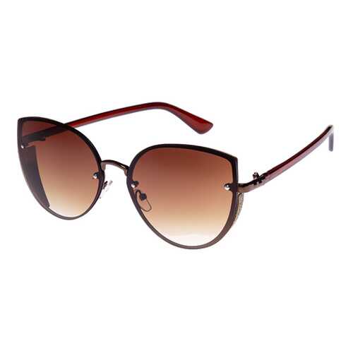 Солнцезащитные очки женские Vita Pelle 2020120JK9803C2 коричневые в Глория Джинс