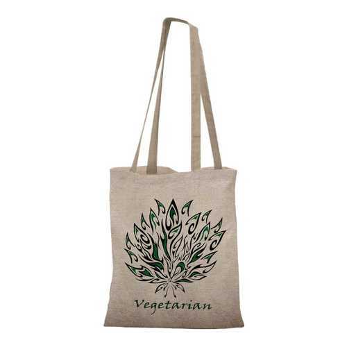 Пляжная сумка 30х40 см Vegeterian IQ Komfort 1745231 в Глория Джинс