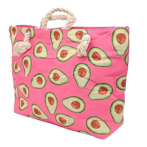 Пляжная сумка Beautybag Авокадо розовая в Глория Джинс