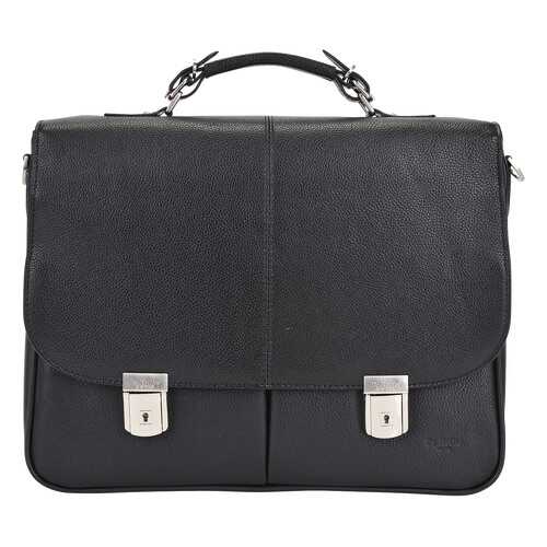 Портфель мужской кожаный Dr. Koffer B393160-02-04 черный в Глория Джинс