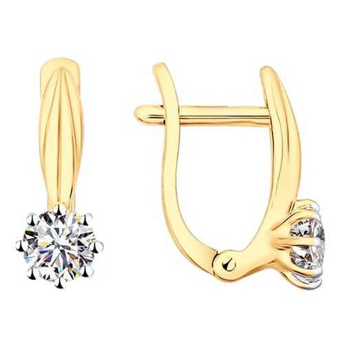 Серьги SOKOLOV из серебра со Swarovski Zirconia 89020065 в Глория Джинс