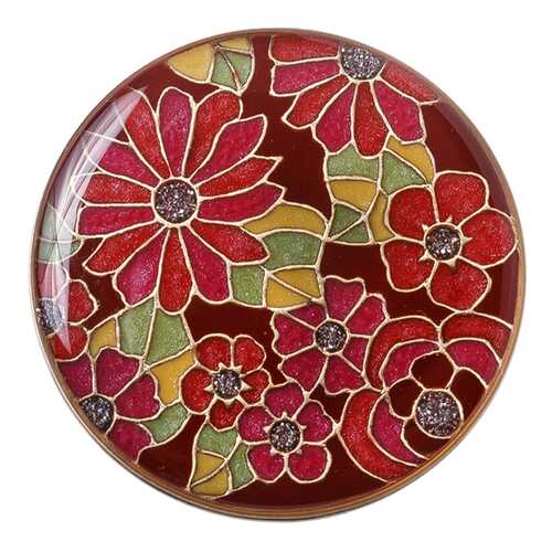 Брошь женская Clara Bijoux F75398 красная в Глория Джинс