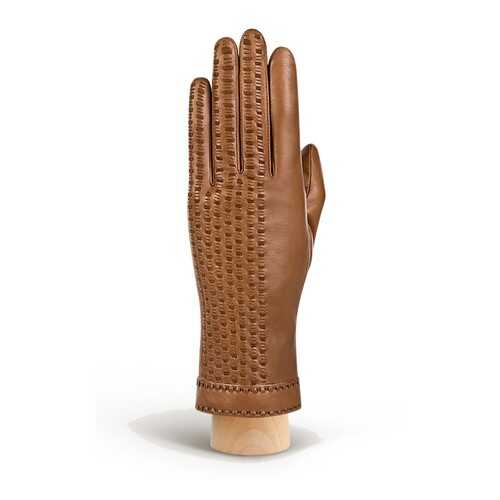 Перчатки женские Eleganzza F-HP0048 коричневые 6.5 в Глория Джинс