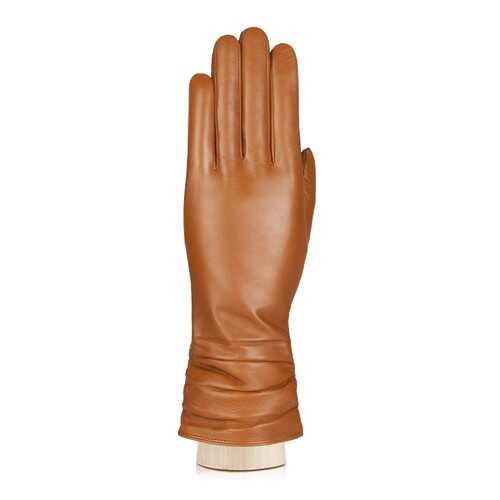 Перчатки женские Labbra LB-8228 коричневые 6.5 в Глория Джинс