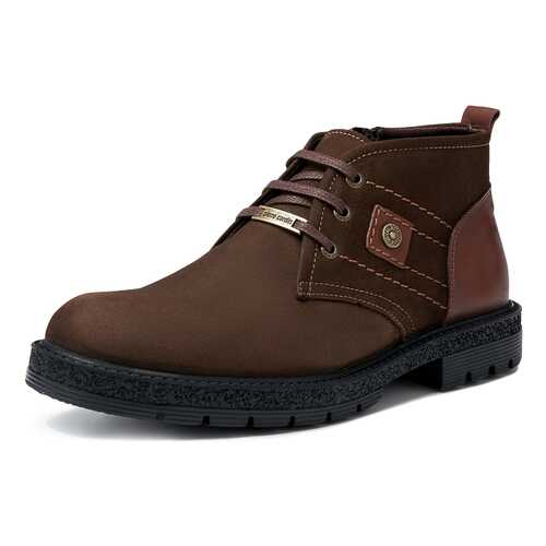 Ботинки мужские Pierre Cardin 26007470 коричневые 42 RU в Глория Джинс