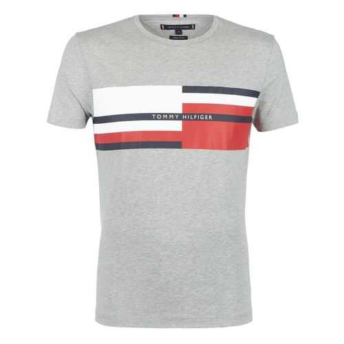 Футболка мужская Tommy Hilfiger MW0MW13332 серая XXL в Глория Джинс