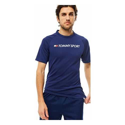 Футболка мужская Tommy Sport S20S200357 синяя L в Глория Джинс