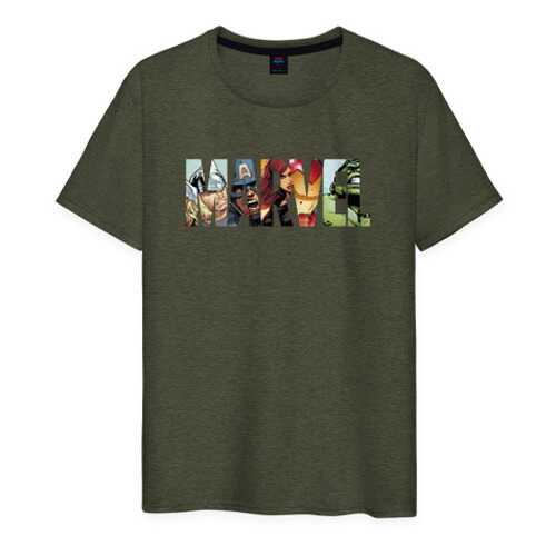 Футболка мужская ВсеМайки 1781399 хаки XXXL в Глория Джинс