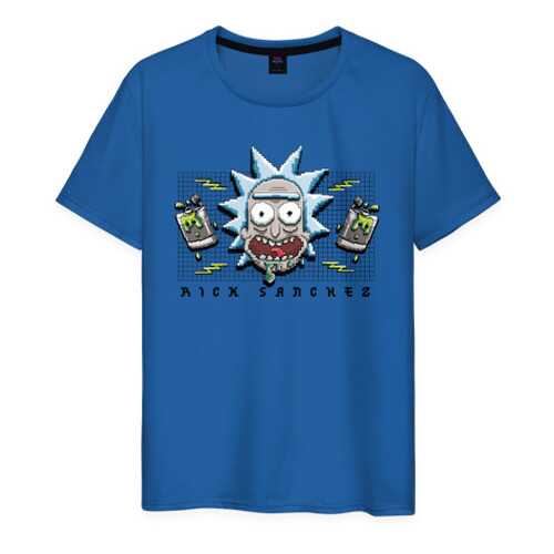 Футболка мужская ВсеМайки 2560407 синяя XL в Глория Джинс