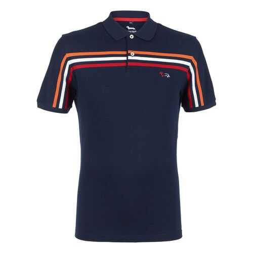 Футболка-поло мужская HARMONT&BLAINE LRD123020989 синяя XL в Глория Джинс