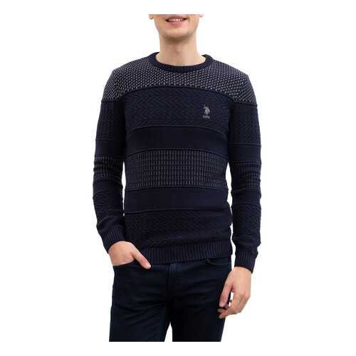 Джемпер мужской U.S. POLO Assn. G081SZ0TK0RUAR синий 2XS в Глория Джинс