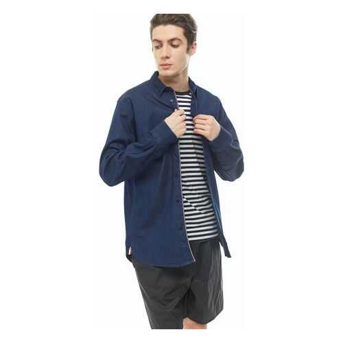 Рубашка мужская Tommy Hilfiger MW0MW12206 0GY синяя S в Глория Джинс