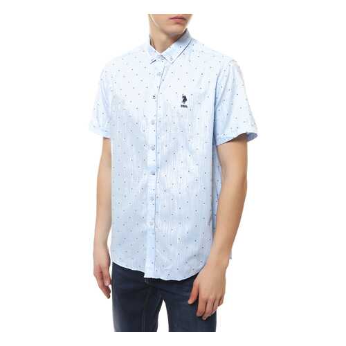 Рубашка мужская U.S. POLO Assn. G081SZ0040FRAME голубая S в Глория Джинс