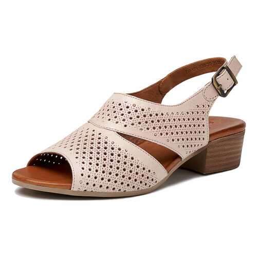 Босоножки женские Pierre Cardin TR-MN-030-20-3511 бежевые 38 RU в Глория Джинс