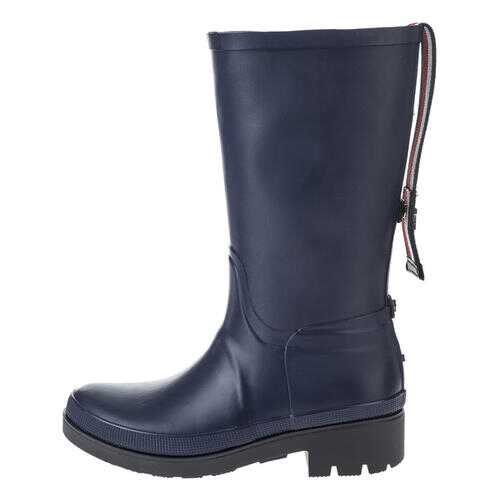 Резиновые сапоги женские Tommy Hilfiger FW0FW04583 синие 36 US в Глория Джинс