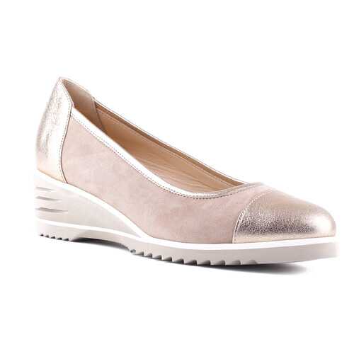 Туфли женские Donna Soft DS0769SB бежевые 35 RU в Глория Джинс
