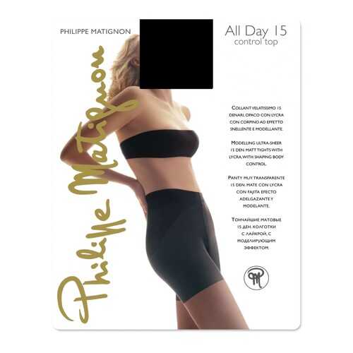 Колготки ALL DAY 15 control top / Nero (Черный) / 3 (M) в Глория Джинс