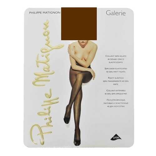 Колготки Philippe Matignon GALERIE 40 / Cappuccio (Шоколад) / 3 (M) в Глория Джинс