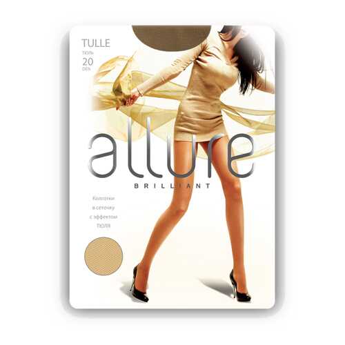 Колготки женские ALLURE ALL TULLE 20 телесные 4 в Глория Джинс