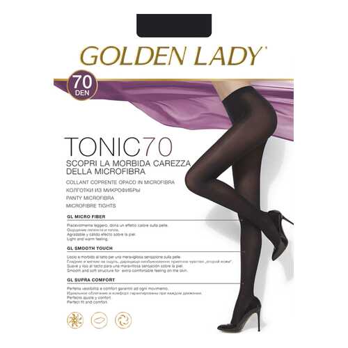 Колготки женские Golden Lady TONIC 70 черные 2 (S) в Глория Джинс
