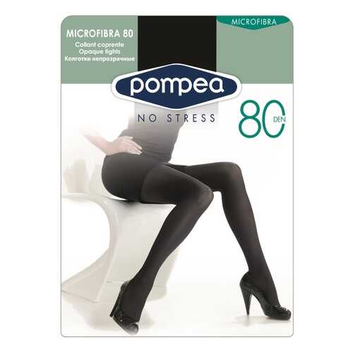 Колготки женские Pompea Microfibra 80 den черные 3 в Глория Джинс