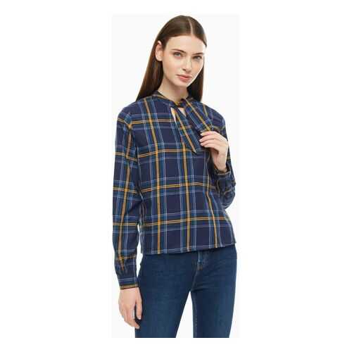 Блуза женская TOM TAILOR Denim синяя в Глория Джинс