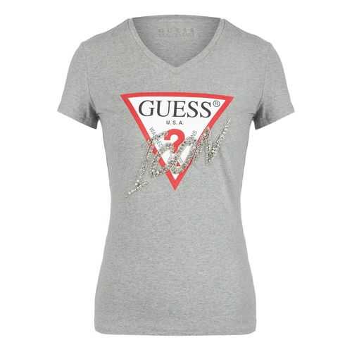 Футболка женская Guess W01I20-J1300 серая XS в Глория Джинс