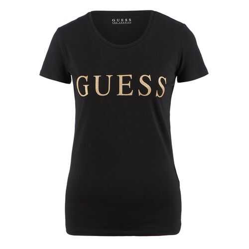 Футболка женская Guess W0YI0L-J1300 черная XS в Глория Джинс