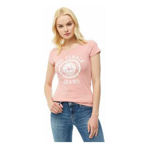Футболка женская TOM TAILOR 1014715-11056 розовая XL в Глория Джинс