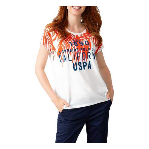 Футболка женская U.S. POLO Assn. G082SZ0110NATALI белая 2XS в Глория Джинс