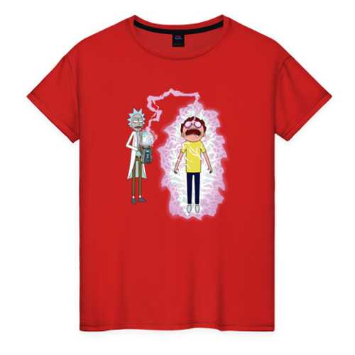 Футболка женская ВсеМайки 2460797 красная XL в Глория Джинс