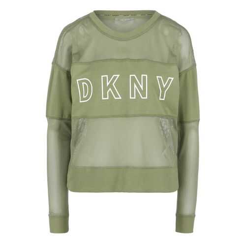 Лонгслив женский DKNY DP0T6177 хаки M в Глория Джинс
