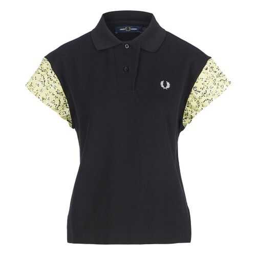 Поло женское Fred Perry G8106 102 черные 8 UK в Глория Джинс