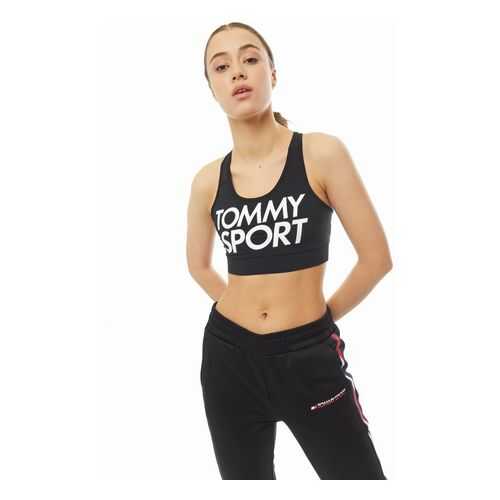 Топ женский Tommy Sport S10S100344 BEH черный XS в Глория Джинс