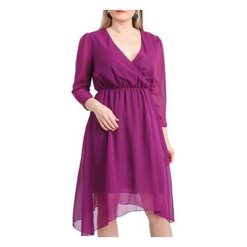 Платье женское LACY S47918(4083-2990) фиолетовое 52 RU в Глория Джинс